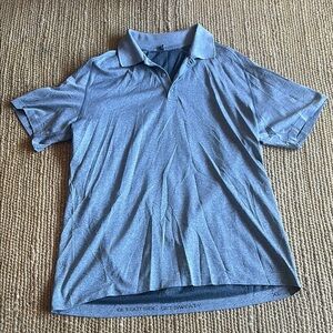 lululemon athletica Gray Polo Shirt